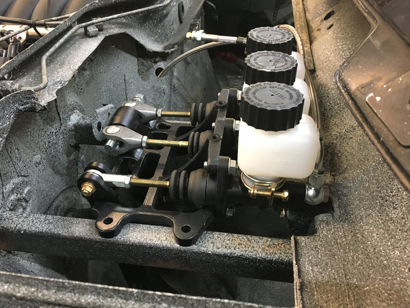 New pedal system components.
